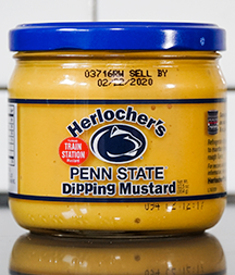 4 Pack - Herlocher's Dipping Mustard Penn State 4/12.5oz jars